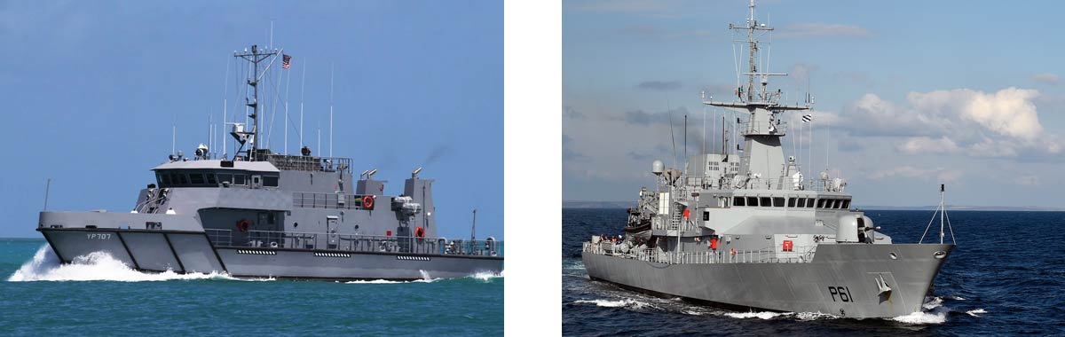 YPR Vessel for US Naval Academy and VARD 7 090 LÉ Samuel Beckett offshore patrol vessel opv P61 sailing