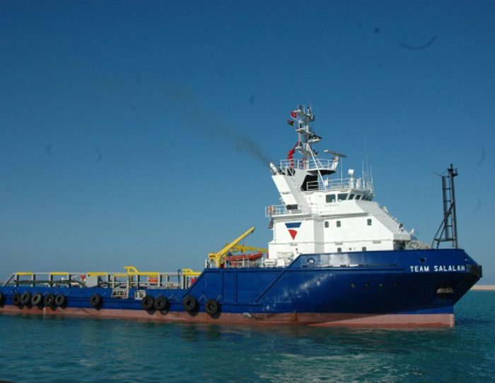 Team Salalah Anchor Handling Towing Supply vessel new clients VARD 2 200