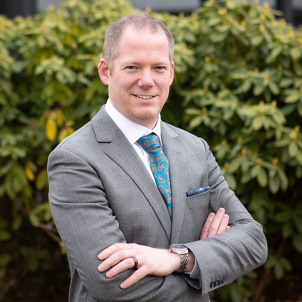 CEO of Vard Marine, Wade Carson, outside